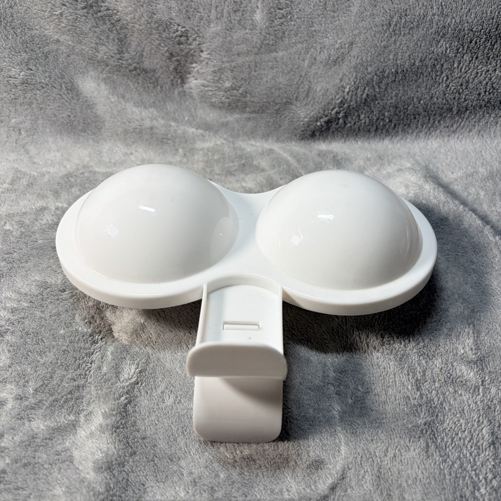 Microwave Egg Poachers 2 Eggs Non-Stick Timesaver